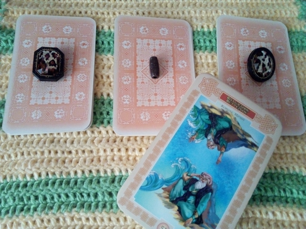 Варианты прогноза и карта основных вибраций дня. Фото автора