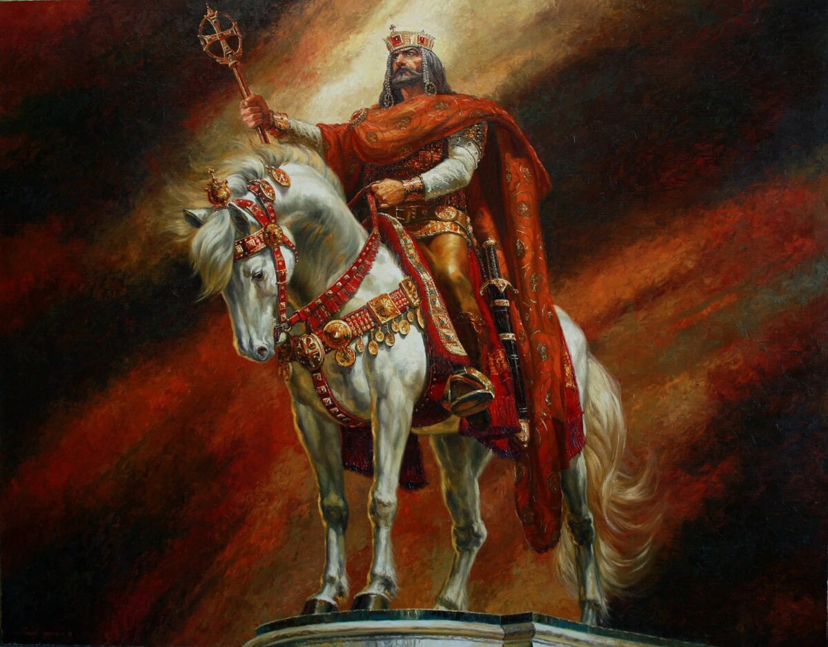 Царь Симеон Великий. Художник Васил Горанов. Фото из общедоступных источников.