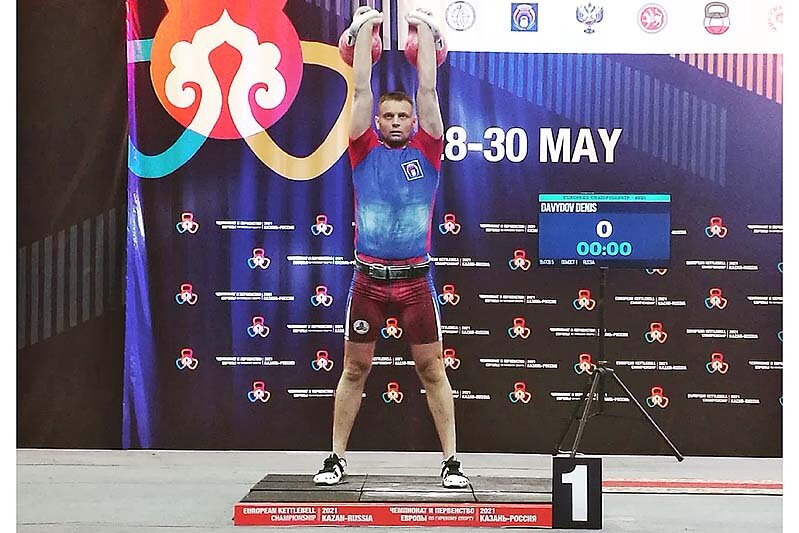 Денис Давыдов на чемпионате Европы