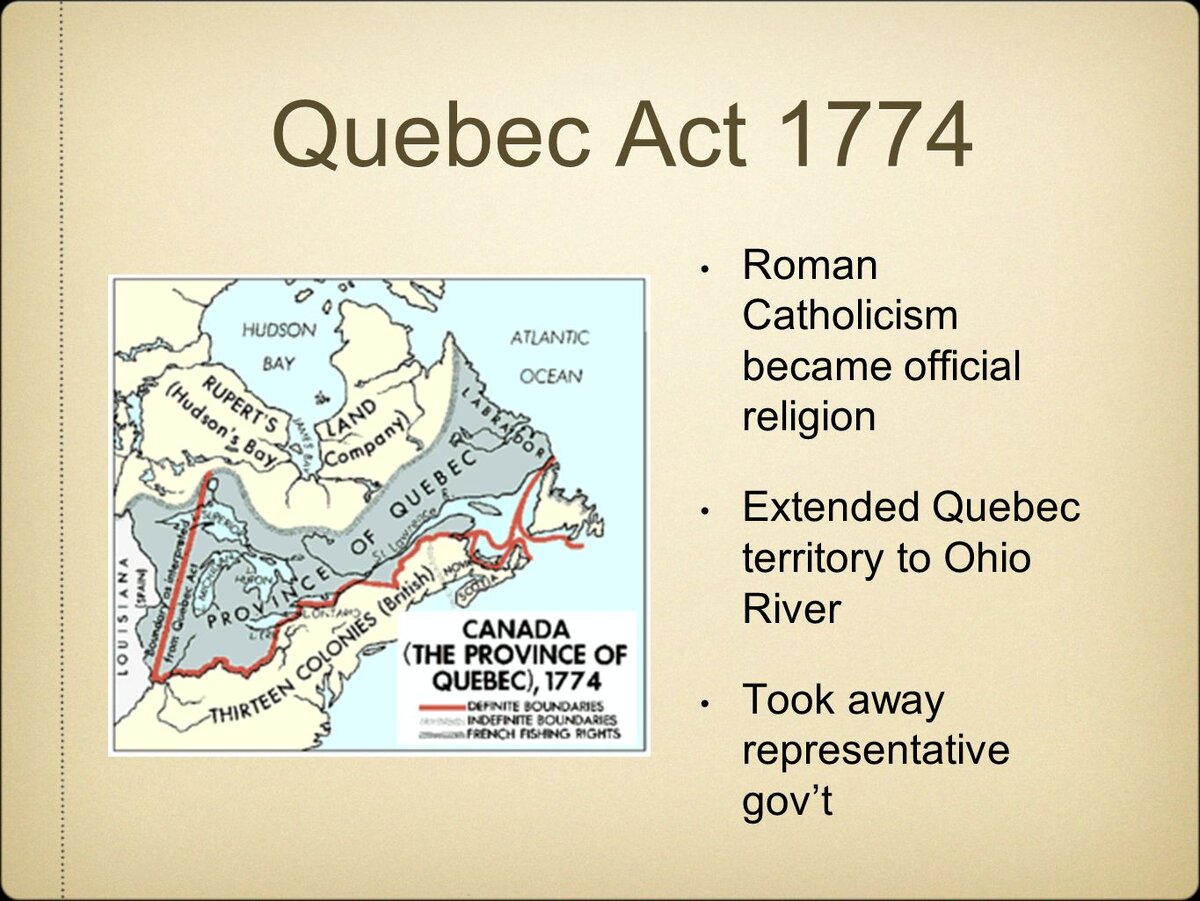 Закон о Квебеке (Quebec Act)