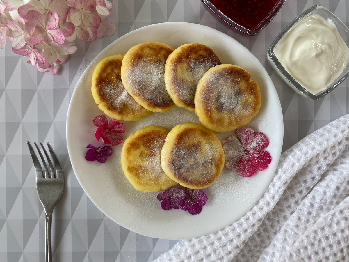 Творожные сырники на завтрак. Вкусно и полезно. | Копилка рецептов Лисёнка  | Дзен