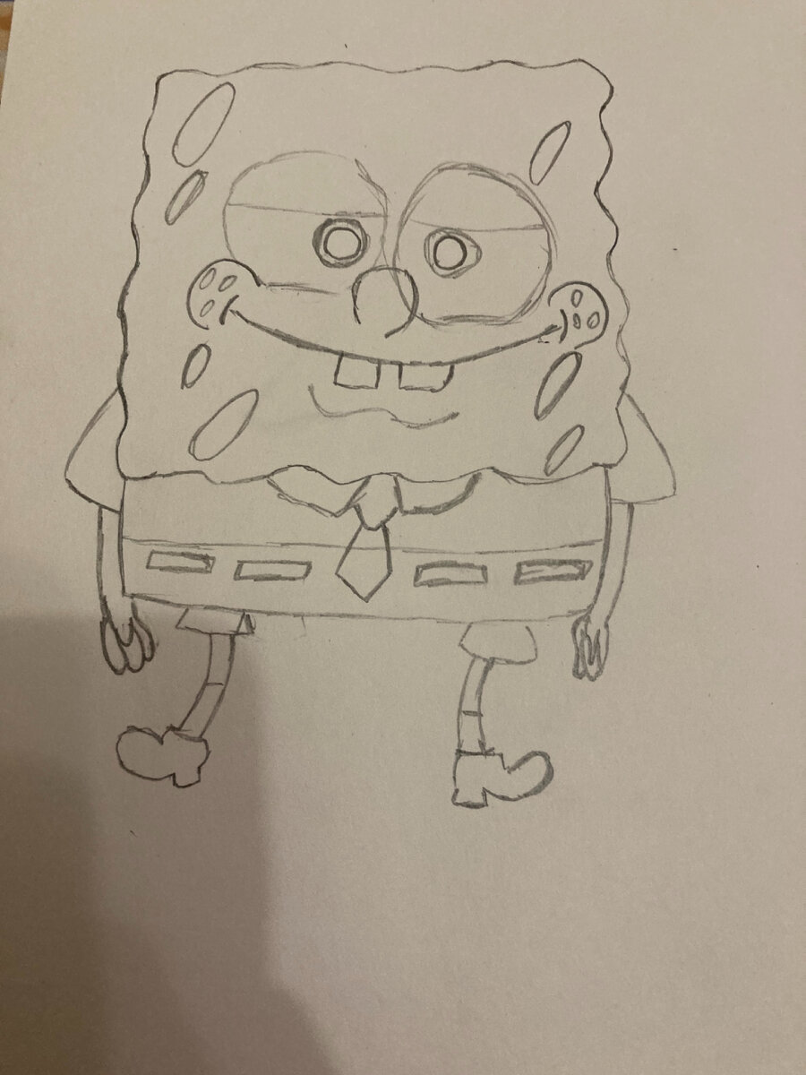 Как нарисовать Патрика-друга Спанч Боба How to draw Patrick friend Spongebob
