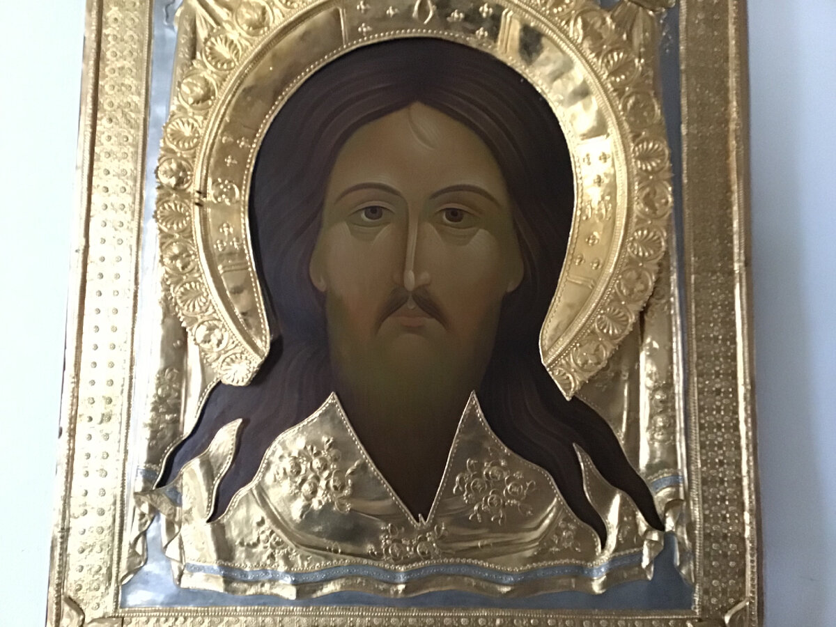 Икона Спасителя в храме Вознесения Господня в Брянске. Фото Юлии Линковой.