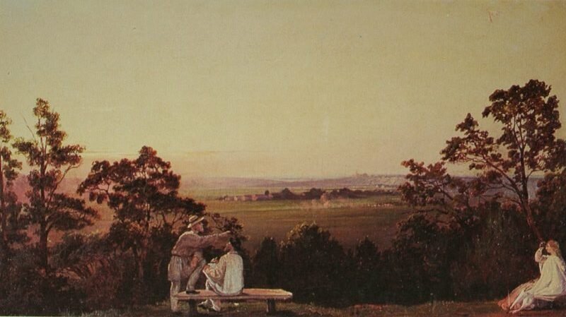 Пукирев В. «Вид имения Давыдково вблизи реки Сетунь»; источник фото: http://cultobzor.ru/pukirev-vasilij/pukirev-4-e1590476570956.jpg