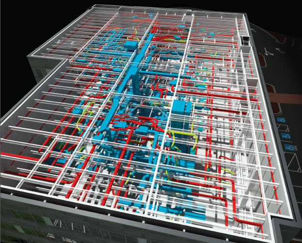 Модель инженерных систем в программе Revit