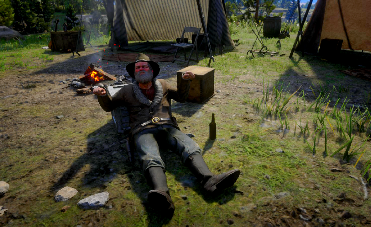 Red Dead Redemption 2: конфликты и приколы в бандитском лагере. | RDR2 ...