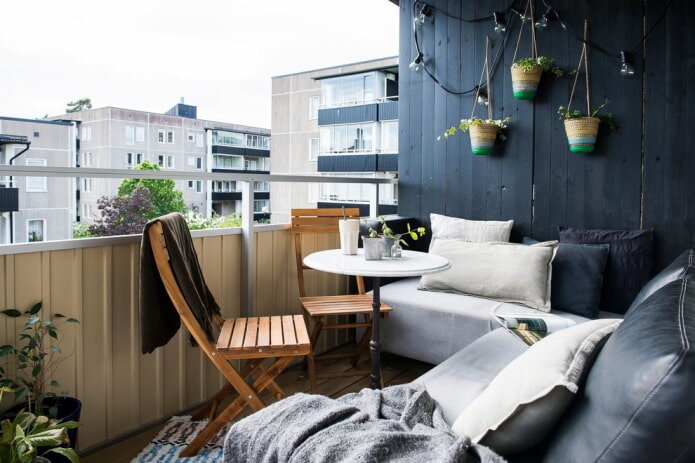 Гостиная с балконом — стильное зонирование и красивые варианты оформления гостиной (165 фото)
