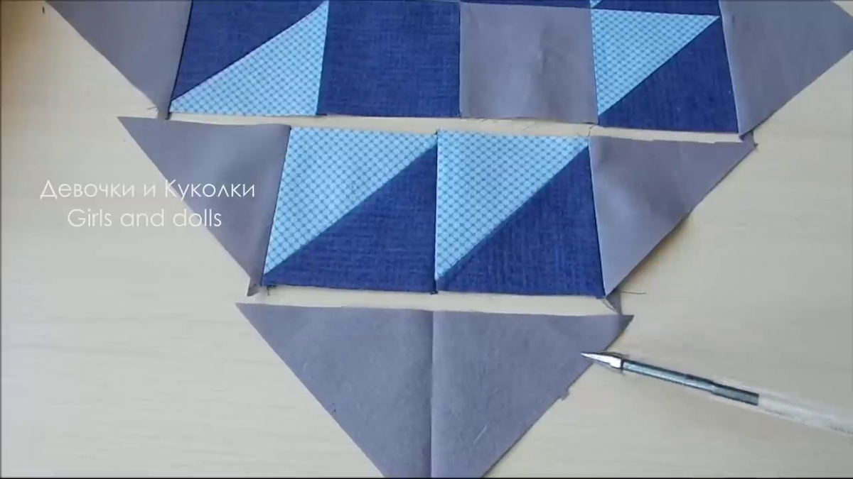 Как сшить красивый лоскутный блок "Гречиха" и не выкраивать заранее ...