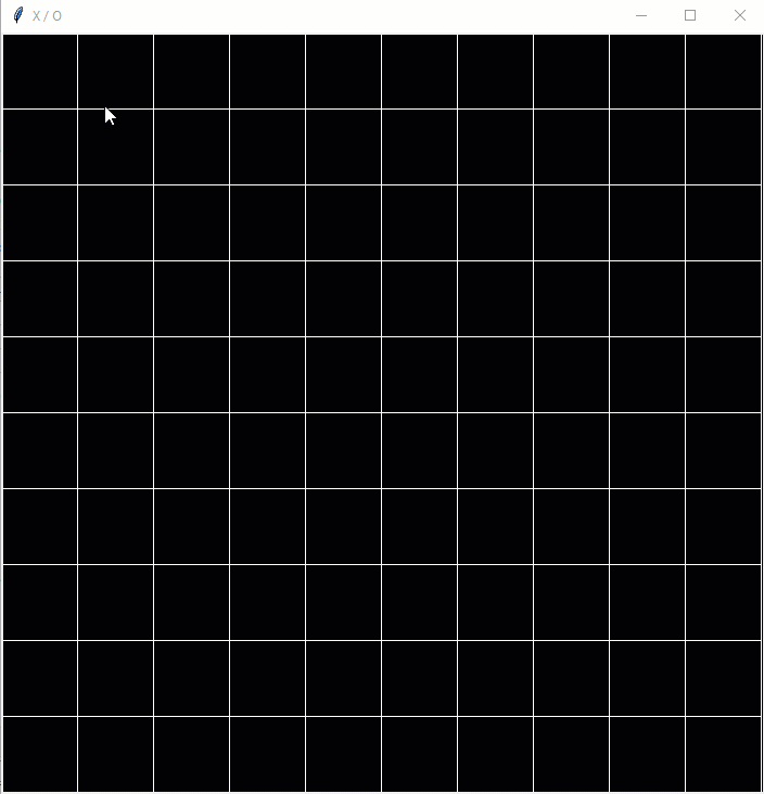 Поле для этой игры может быть как стандартным 3х3, так и больше. Мы покажем масштабный вариант