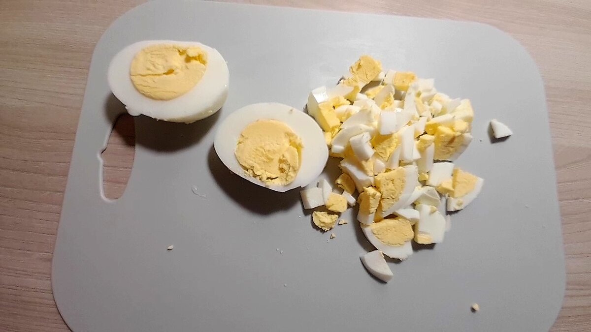Яйцо с твердым желтком