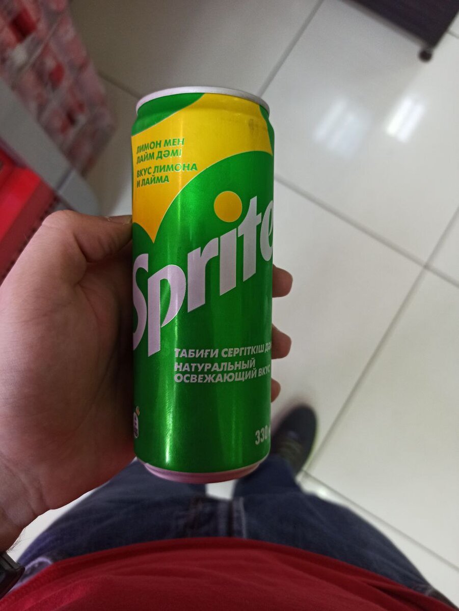 Банка Sprite из Казахстана