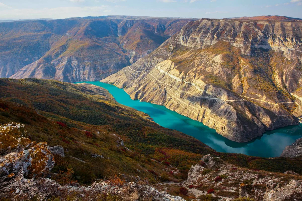 Знаменитый Сулакский каньон в Дагестане