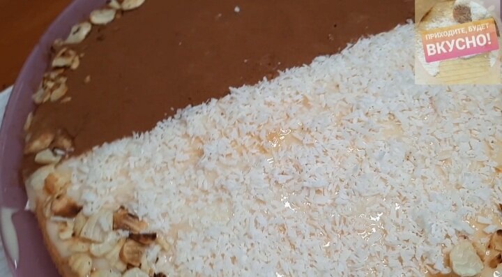 Миндально-кокосовый торт