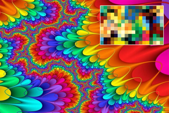 Миллионы пикселей образуют изображение 