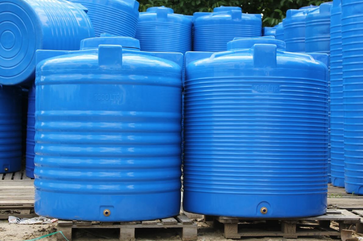 Вот так выглядит бочка, емкостью 1000 литров!