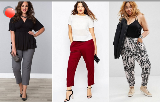 Брюки классического кроя больше всего подходят полным девушкам. Это могут быть прямые или же слегка расклешенные модели.