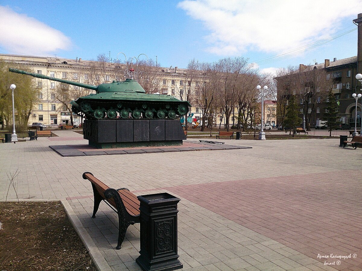 Центральная часть "Сквера Победы" в г.Магнитогорске
