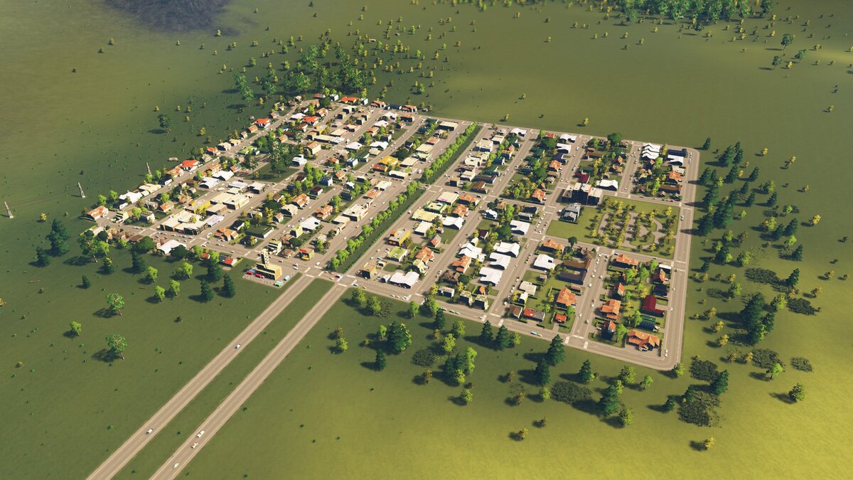 Ванильный город