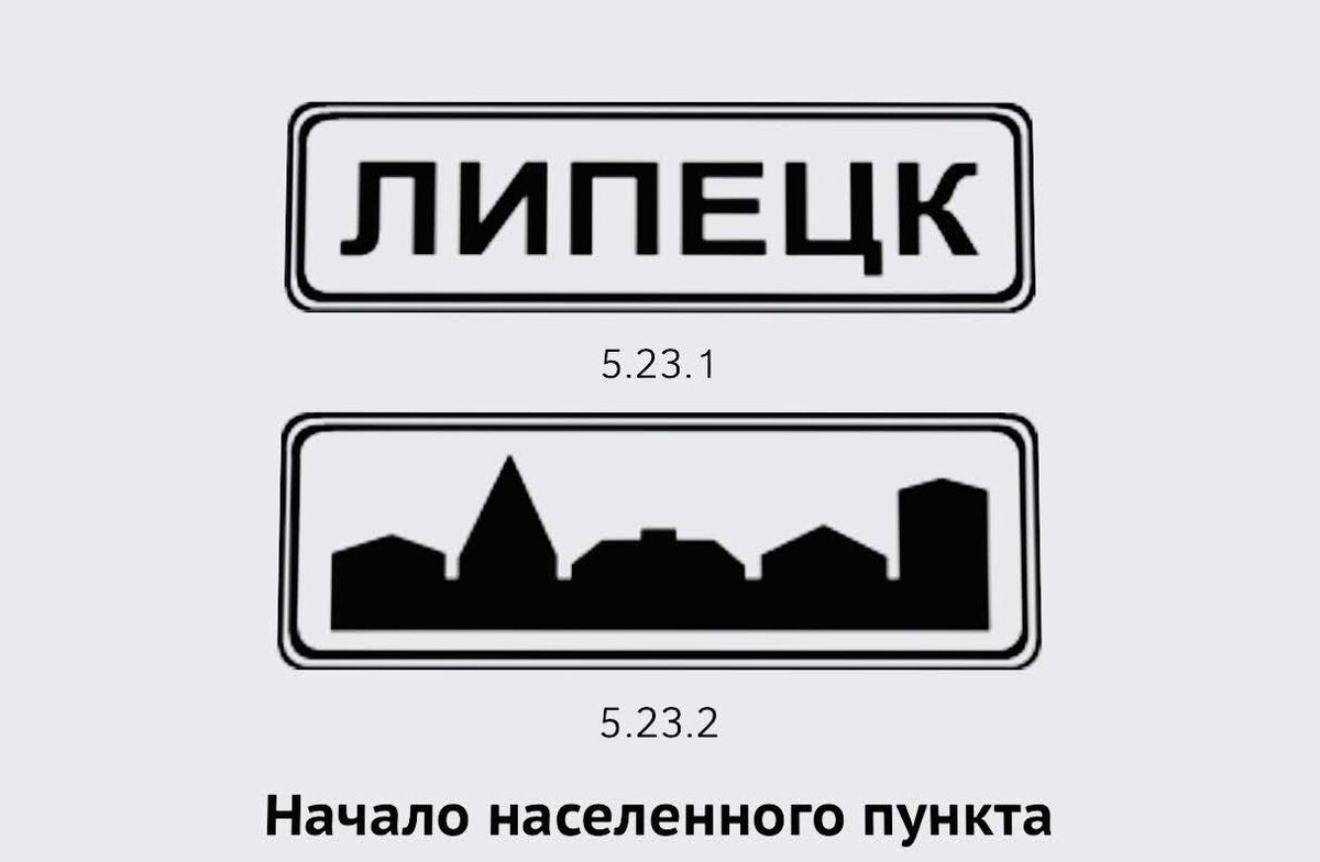 Обозначение города