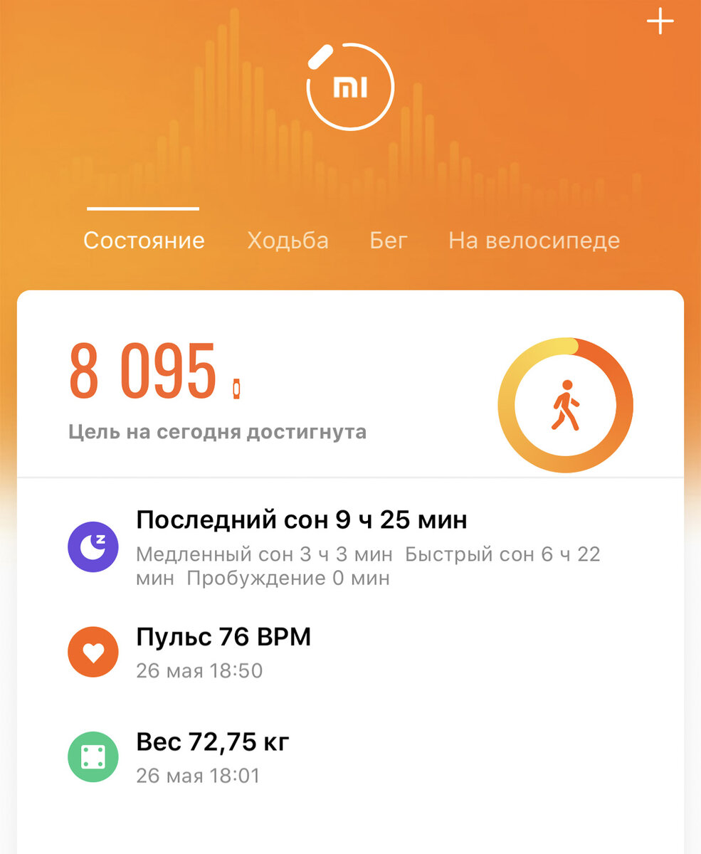 Фитнес-браслет Xiaomi Mi Band в жизни и спорте | Беспечный Едок | Дзен