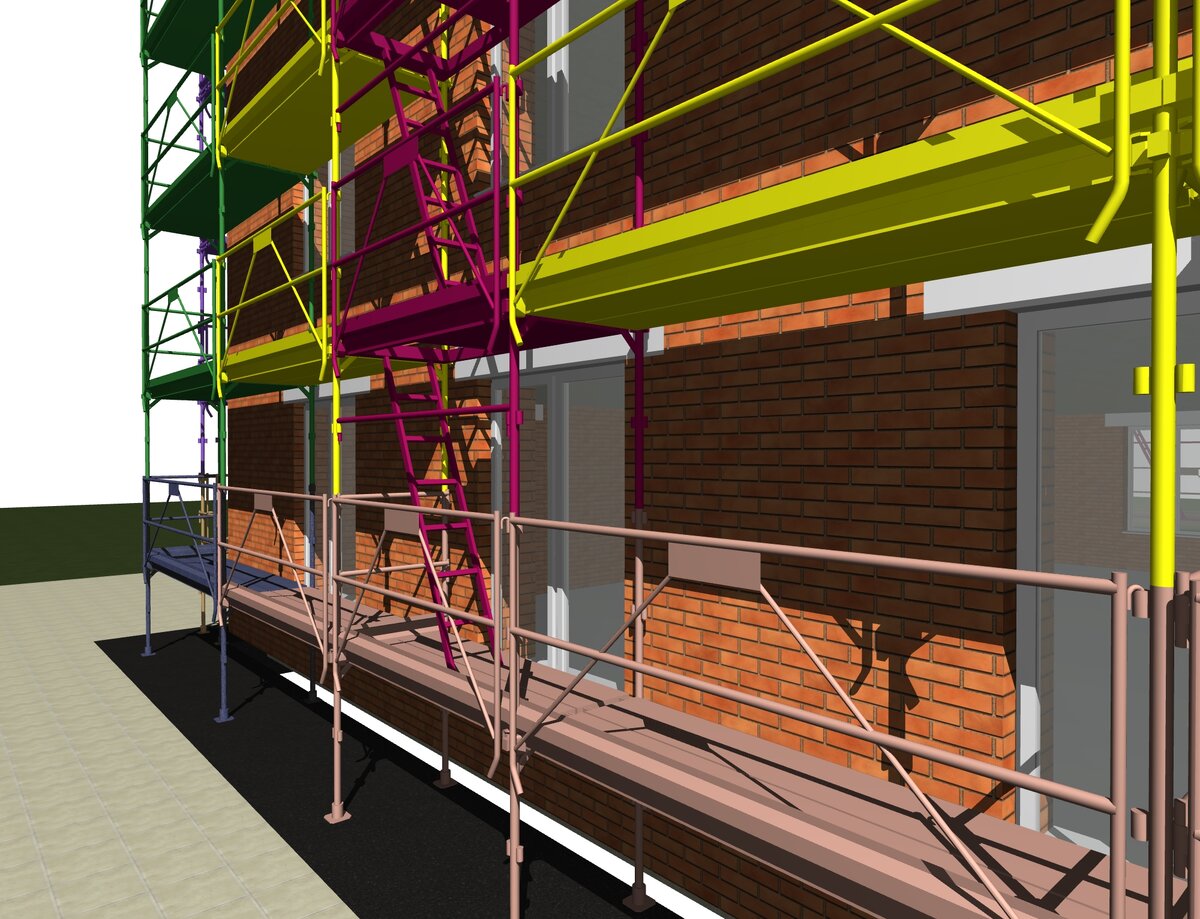 Строительные леса. Scaffold.
