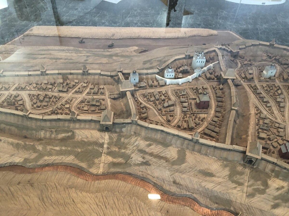 Макет старого города в Историческом музее