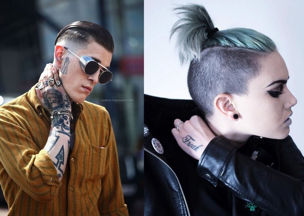 Ирокез всегда можно собрать в приличный хвост на макушке. 