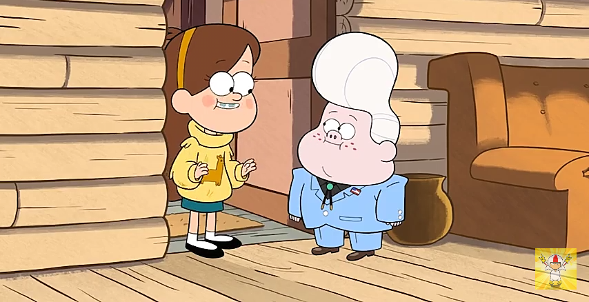 Первая неофициальная встреча Мэйбл и Гидеона