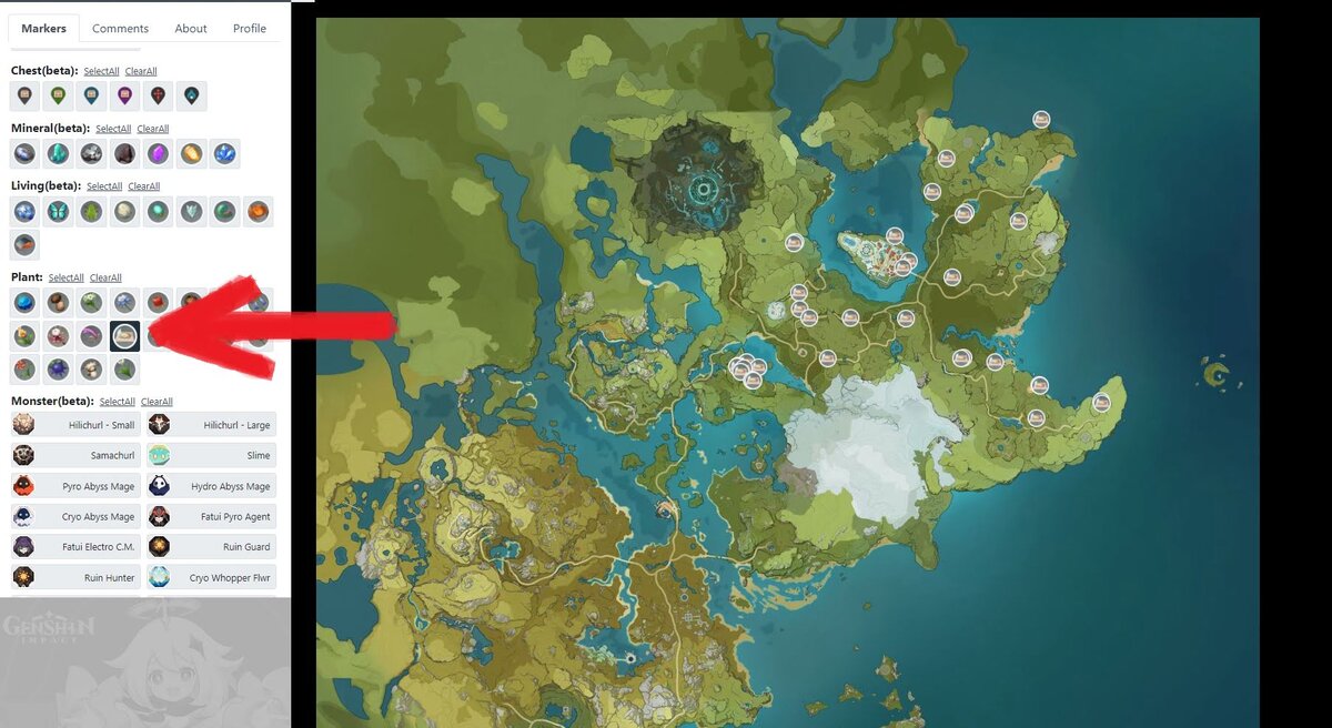 Интерактивная карта