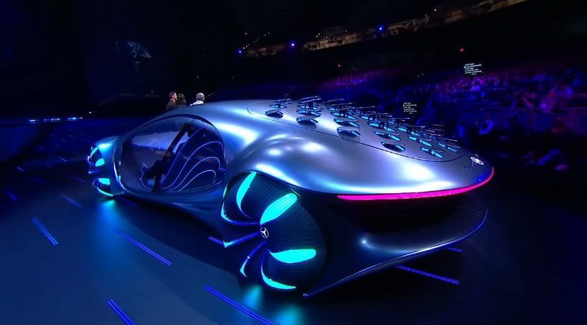 На крыше видны бионические клапаны.