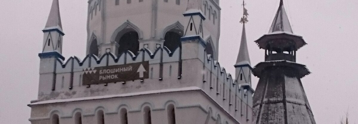 Блошиный рынок, как гласит указатель. 