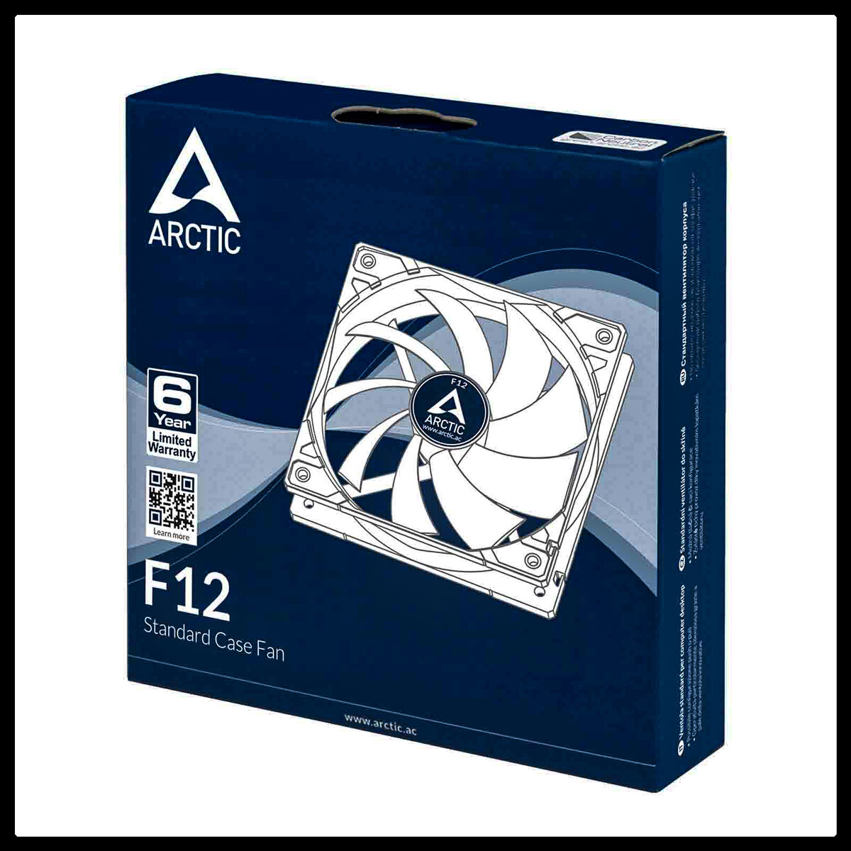 Представляет собой 120 мм вентилятор, который способен работать на 1200 оборотах и выше