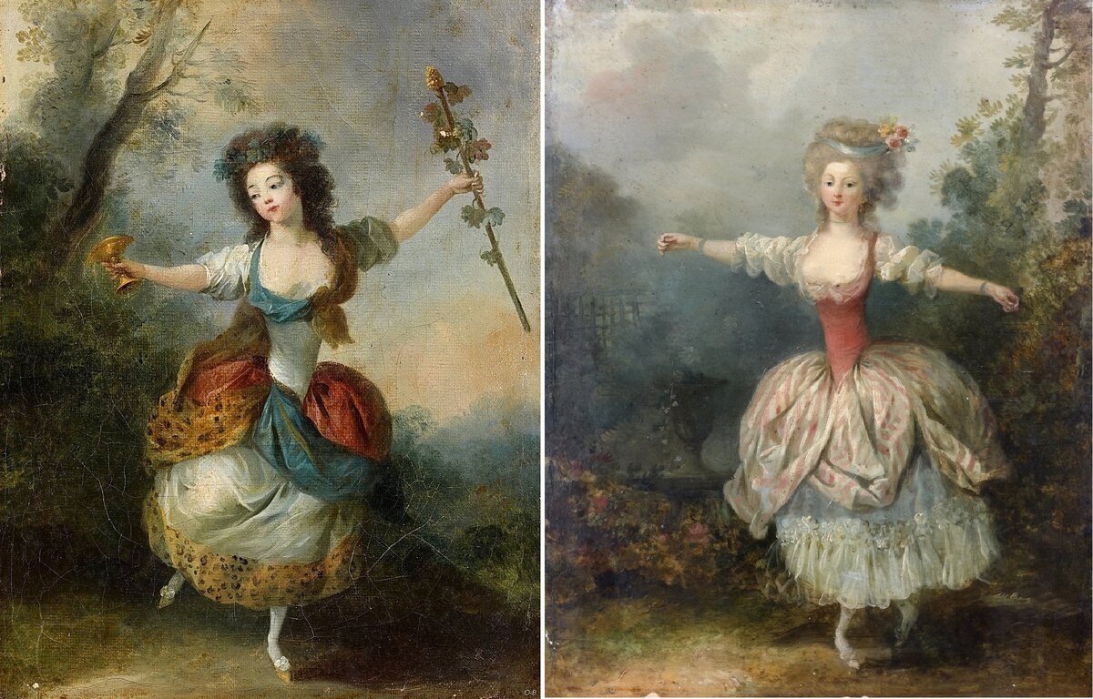 Образ танцовщиц XVIII века 