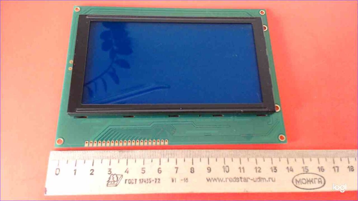 Монохромный дисплей разрешением 240*128 точек на контроллере T6963C 4,7"