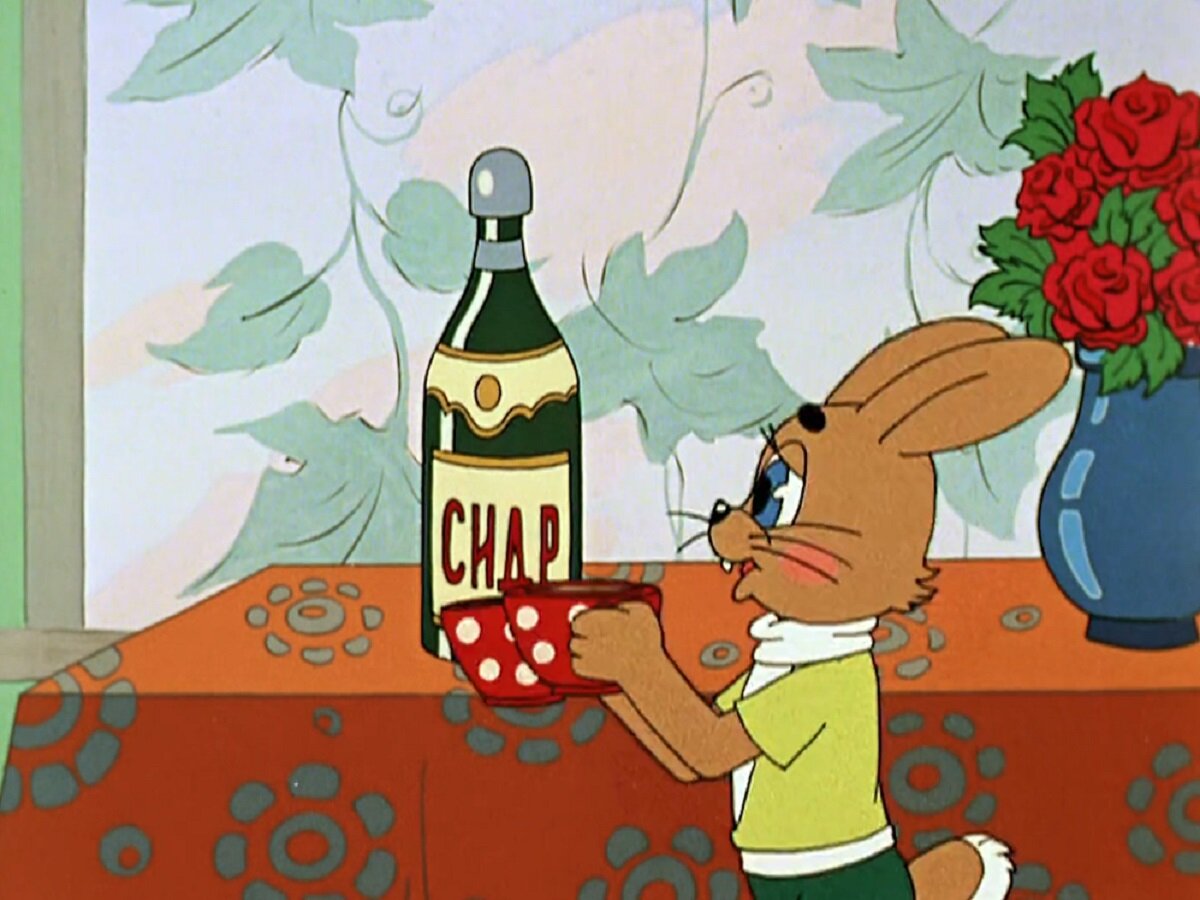 Кадр из мультфильма «Ну, погоди!»