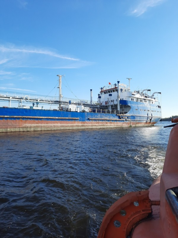 Танкер "Волгонефть-114". 6 сентября 2020г. Фото Алексей Нечаев, Самарский филиал ВГУВТ