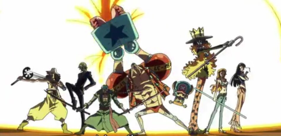 Это состав команды на момент 546 серии. Скриншот из "One piece"