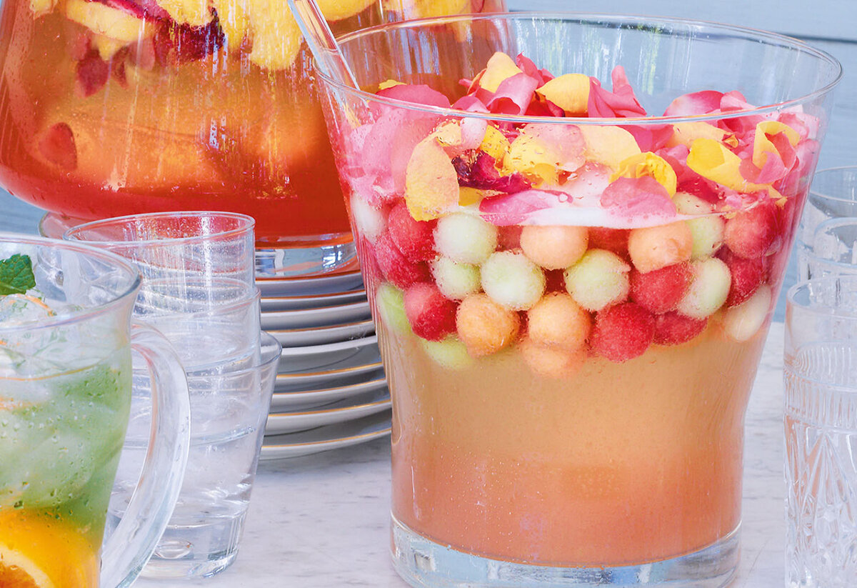 Арбузная чаша с Лемончелло