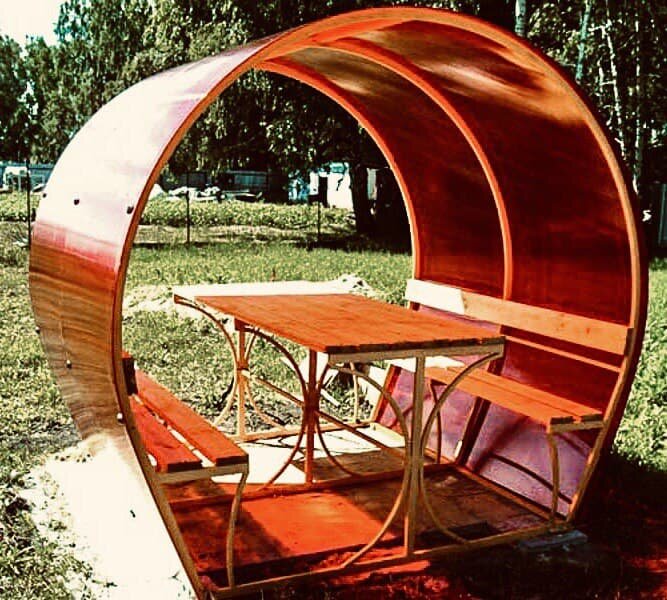 Сварная беседка 