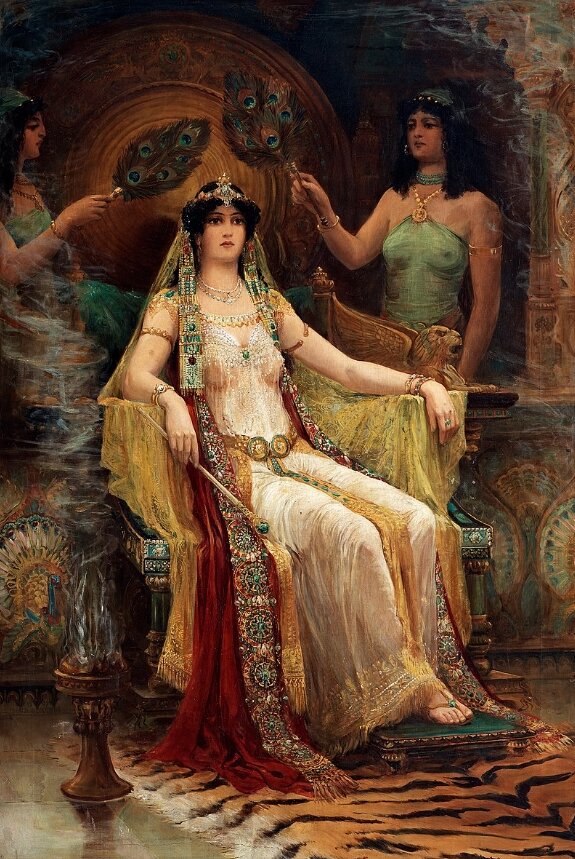 «Царица Савская» Картина работы Эдварда Слокома (1907 год)