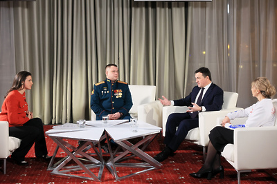    Интервью Губернатора Московской области Андрея Воробьева ©Константин Семенец Пресс-служба Губернатора и Правительства Московской области