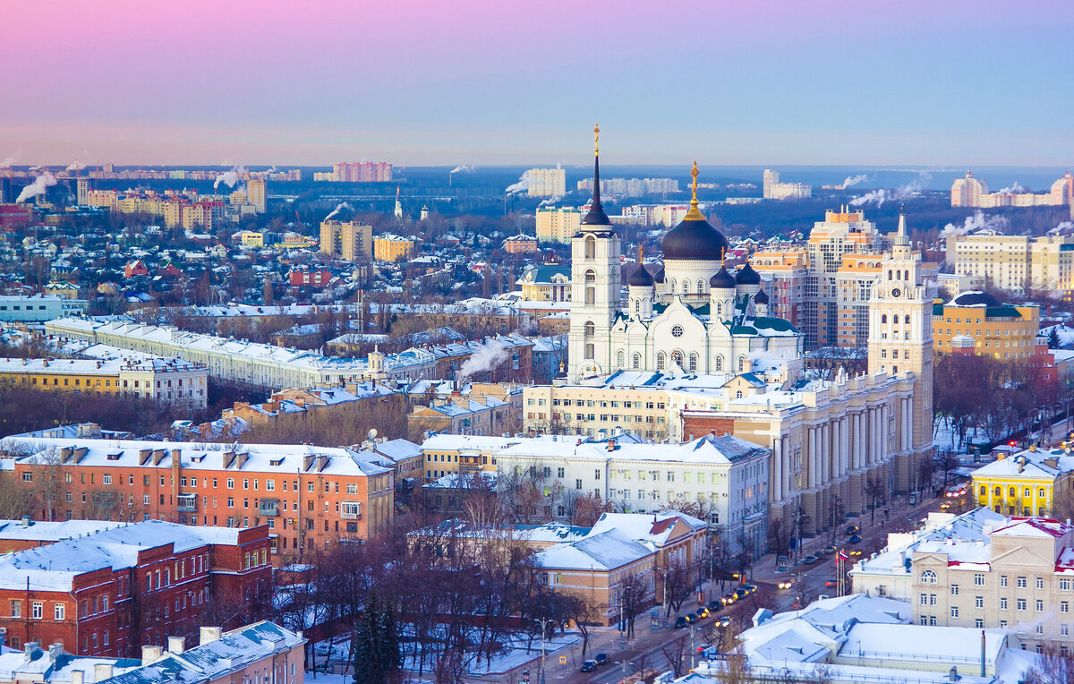 Воронеж панорама города