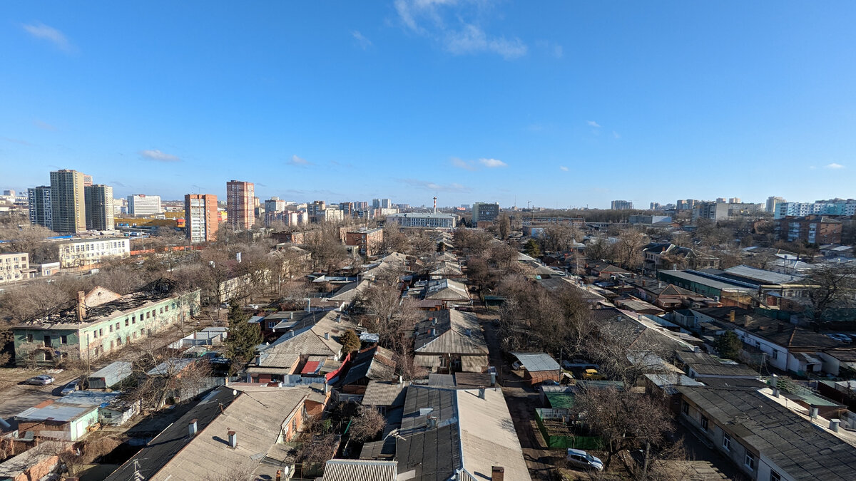 Вид из новостройки на проспекте Будённого 120 в сторону Кировского района