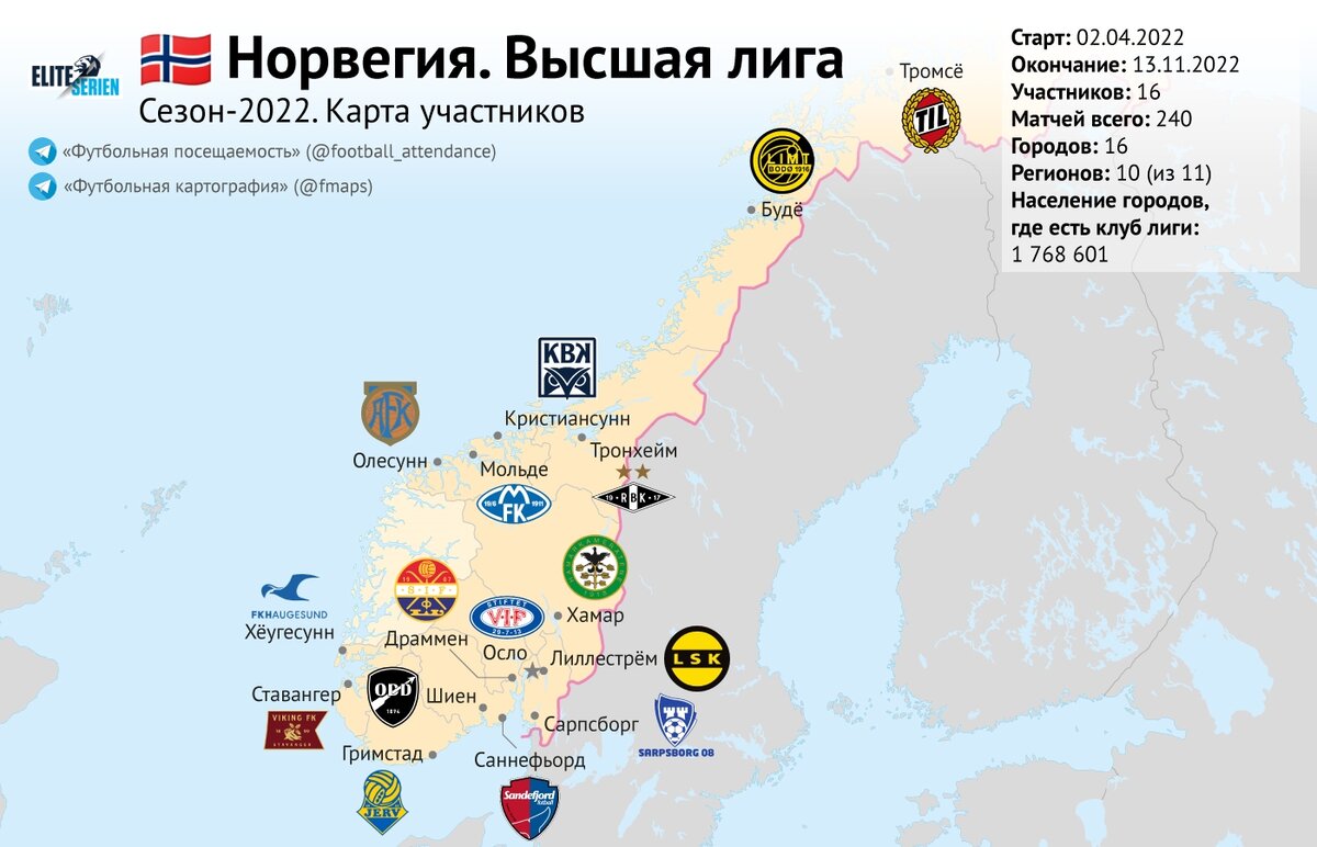 Футбол норвегии результаты. Футбол Норвегия карта. Норвегия на карте. Футбольные клубы Норвегии на карте. Чемпионат Норвегии.