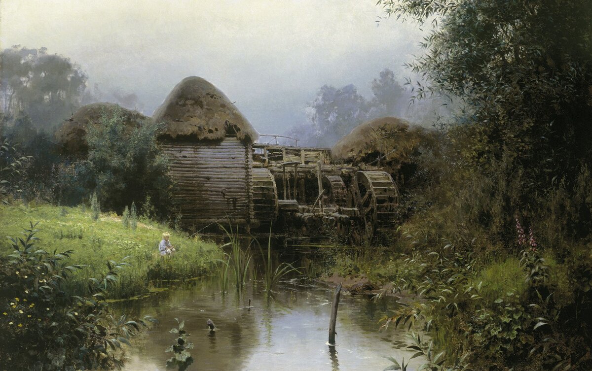 Картина "Старая мельница"(В.Д. Поленов, 1880)