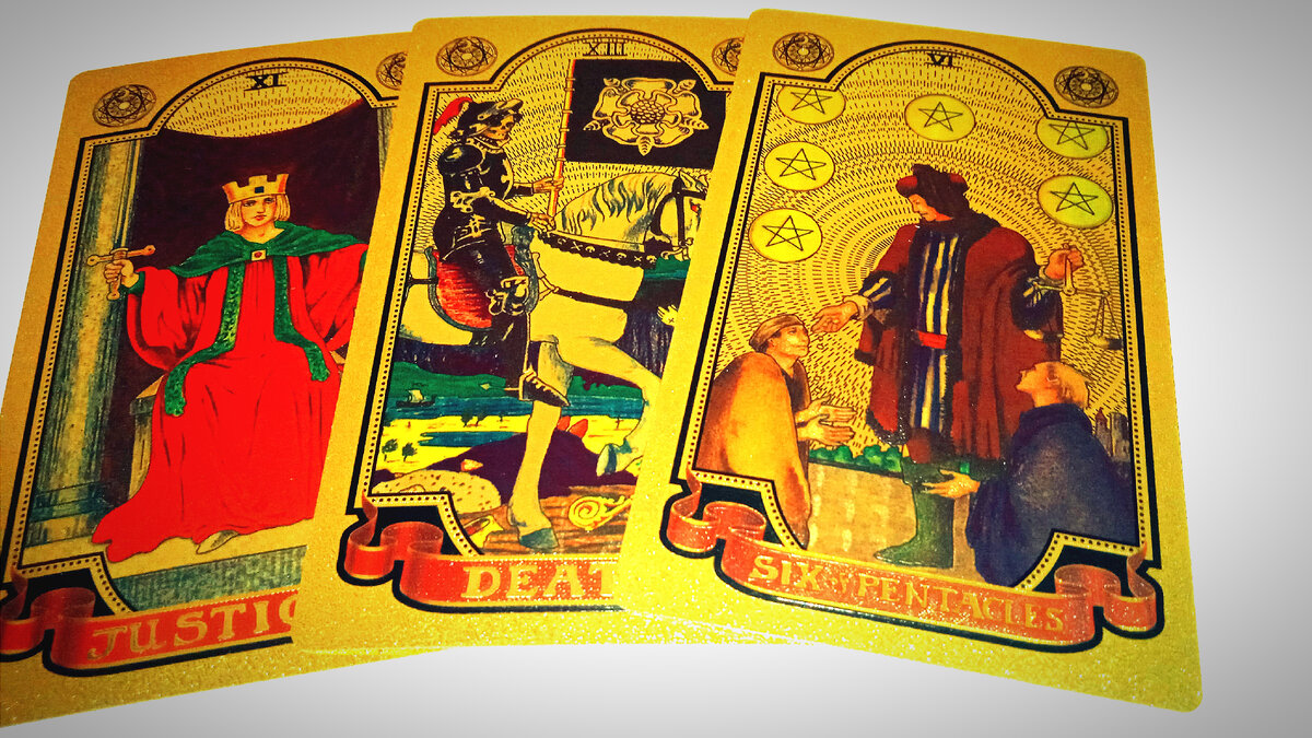 Золотое Таро. Фото автора.