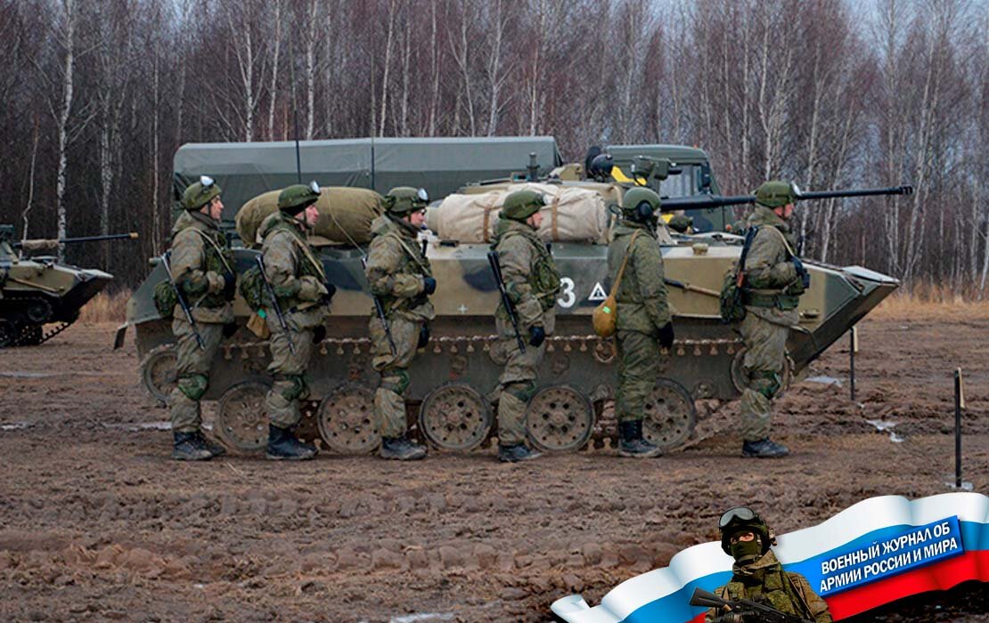 Мотострелковое отделение с бронетехникой. Фото в свободном доступе.