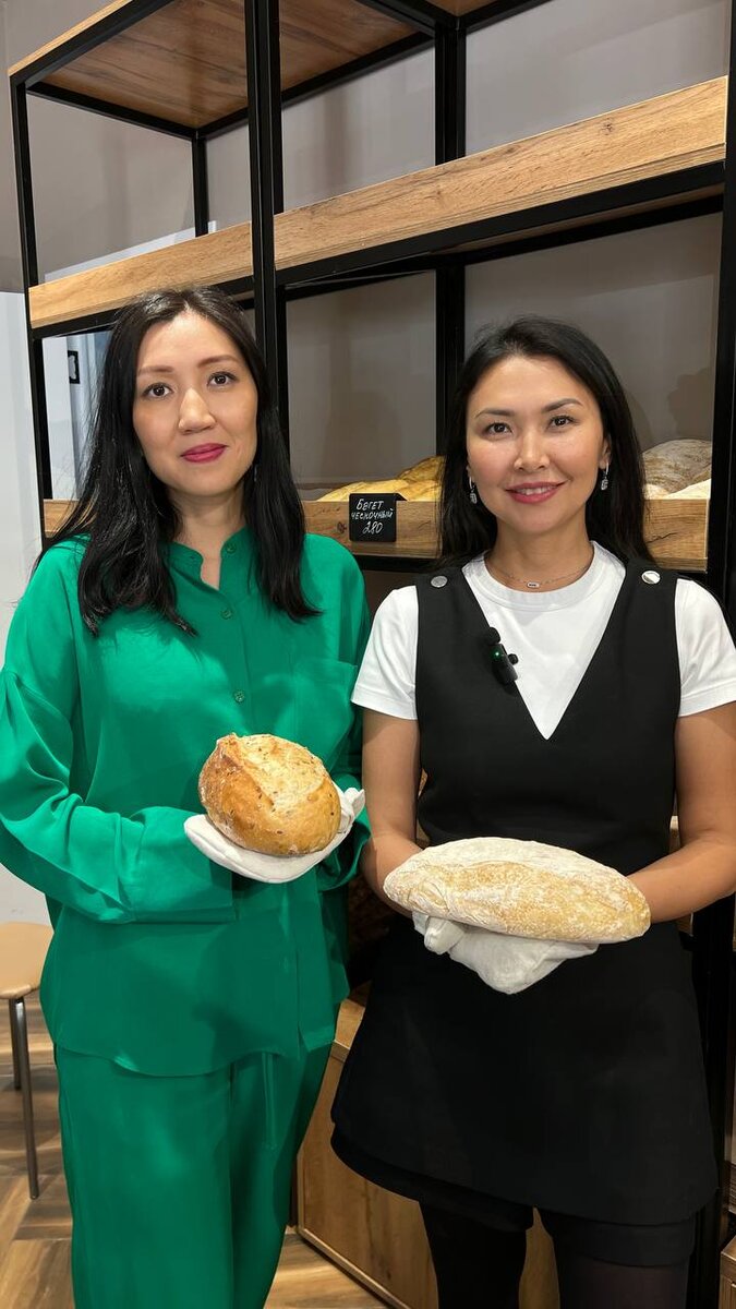 Владелицы пекарни "Брецель" в Алматы Алия Шалменова и Мадина Смагулова.