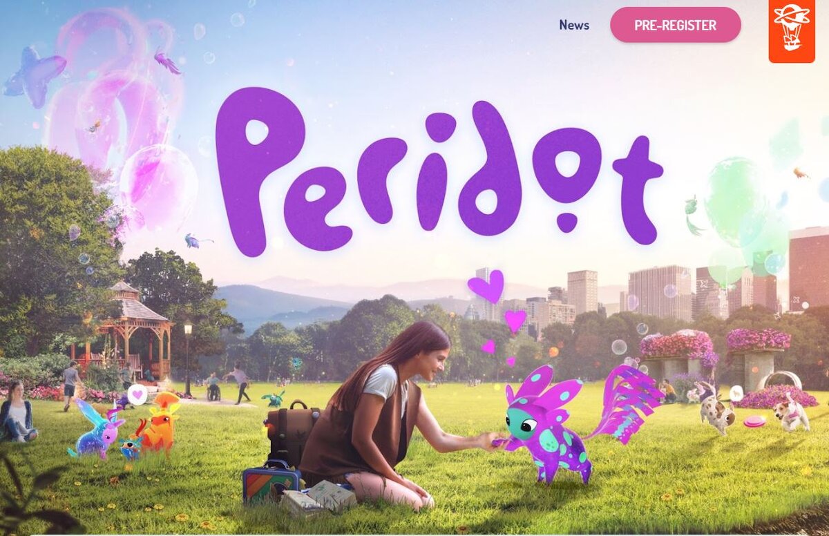 Скриншот с сайте playperidot.com