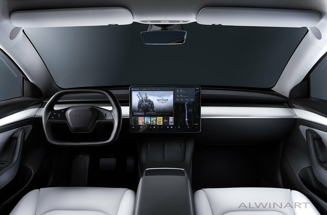 Новая Tesla Model 3 Highland впервые показана на рендерах: изменений будет  много, Автоновости